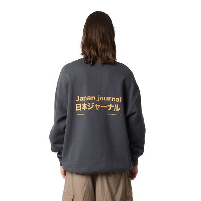 Blue Banana Ramen Crew Anthracite  - AW25UG021RAMGY01