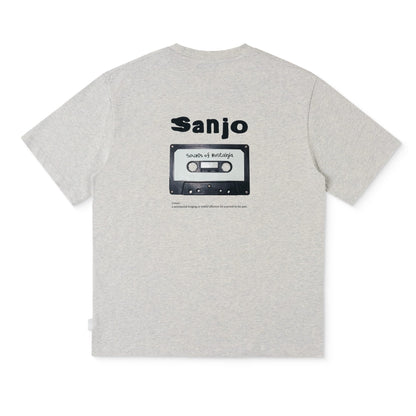 Sanjo Retro Sound T-Shirt Grey