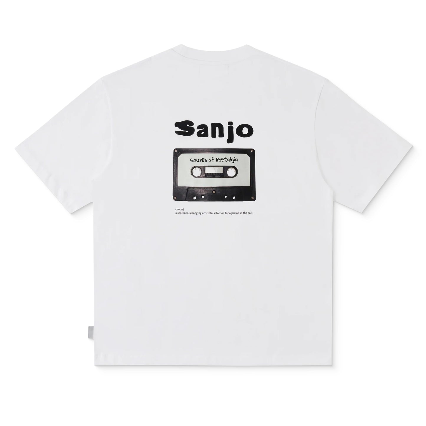 Sanjo Retro Sound T-Shirt White  - AW25_1RS_002