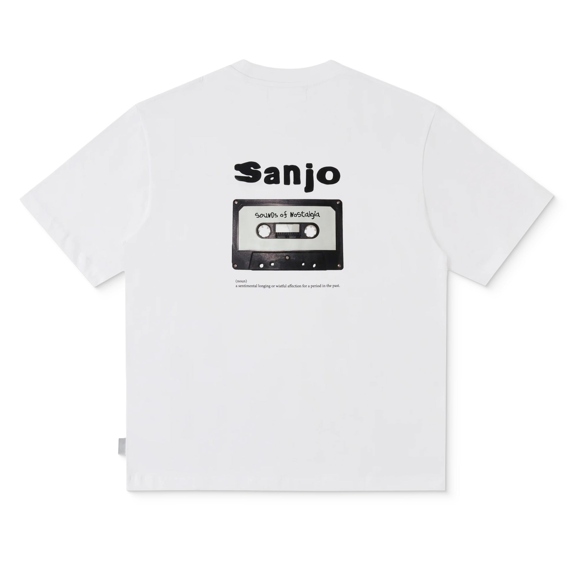 Sanjo Retro Sound T-Shirt White  - AW25_1RS_002