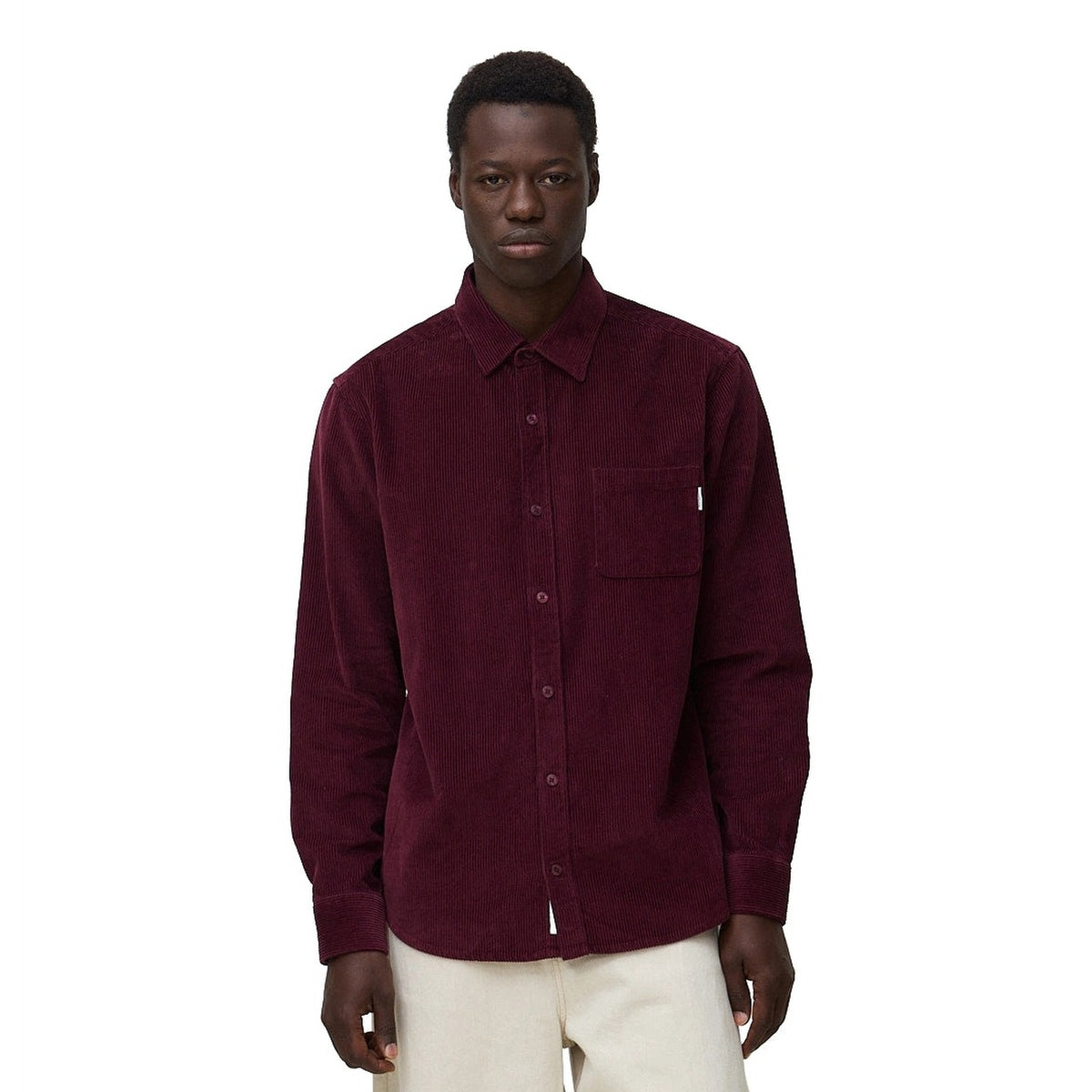 Blue Banana River Overshirt Cherry  - AW26MG010RIVRD08