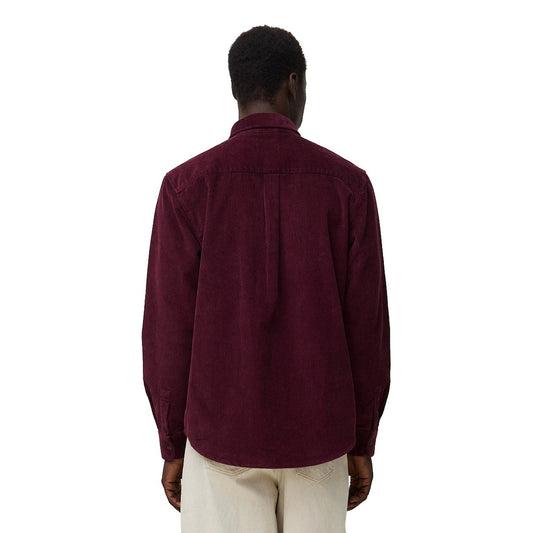 Blue Banana River Overshirt Cherry  - AW26MG010RIVRD08