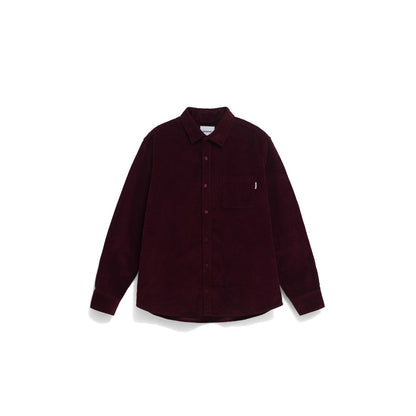 Blue Banana River Overshirt Cherry  - AW26MG010RIVRD08