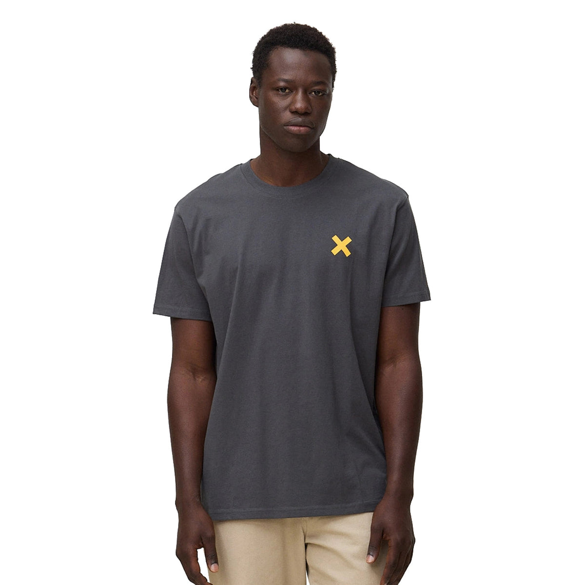Blue Banana Amsterdam Tee Anthracite  - AW26UG011AMSGY01