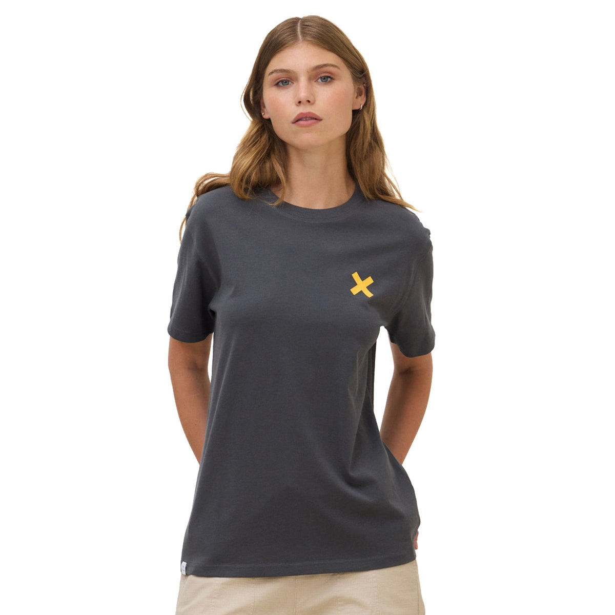 Blue Banana Amsterdam Tee Anthracite  - AW26UG011AMSGY01