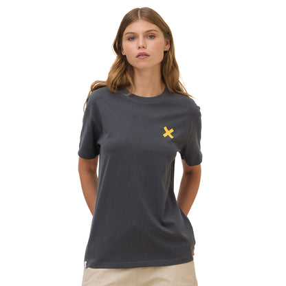 Blue Banana Amsterdam Tee Anthracite  - AW26UG011AMSGY01