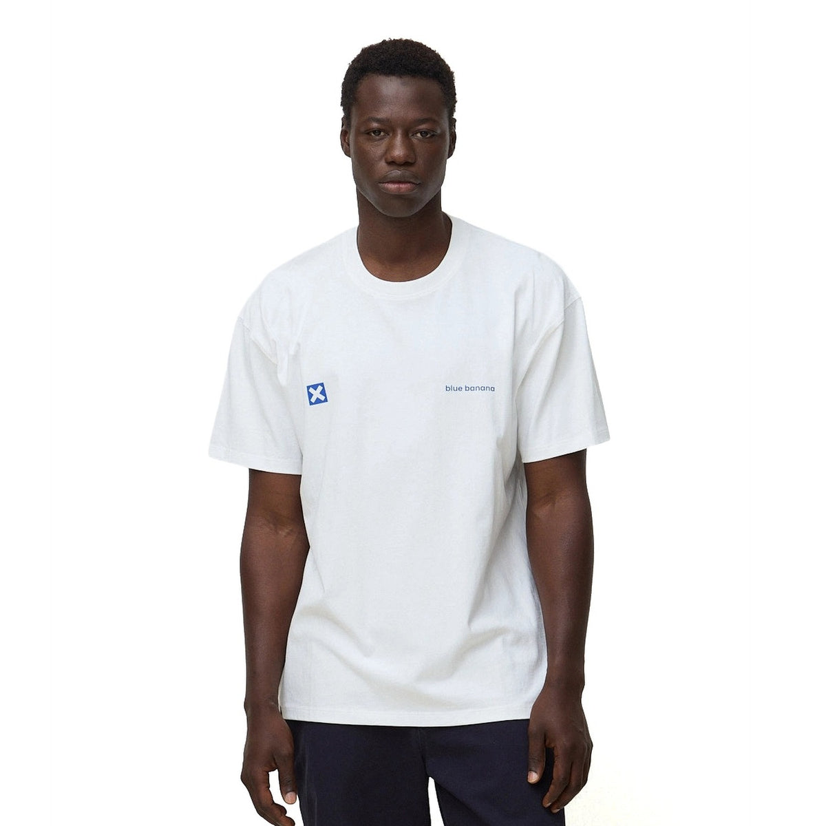 Blue Banana Core Tee White  - AW26UG011COEWH00