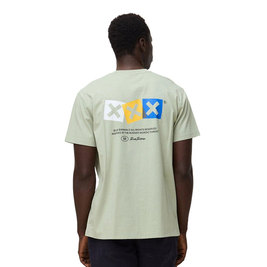 Blue Banana Dice Tee Sage  - AW26UG011DICGR17