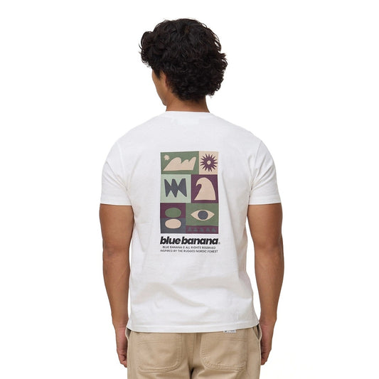 Blue Banana Forest Tee White  - AW26UG011FORWH00