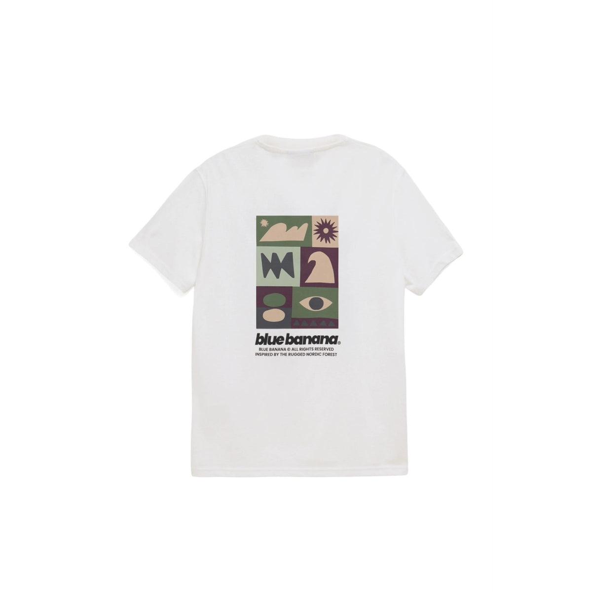 Blue Banana Forest Tee White  - AW26UG011FORWH00
