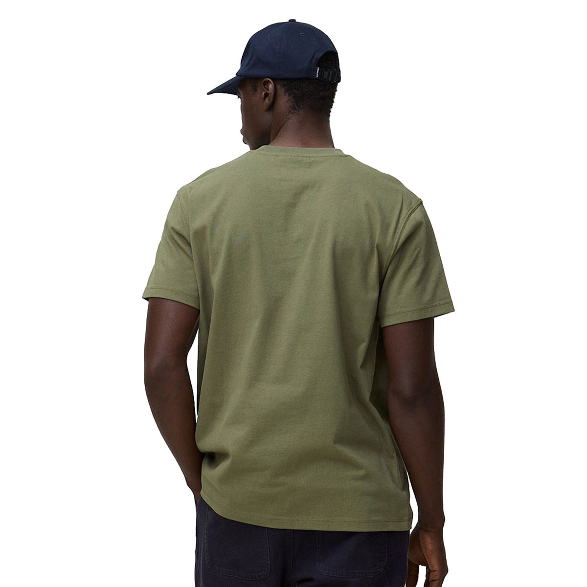 Blue Banana Logo Tee Olive Green  - AW26UG011LOGGR06