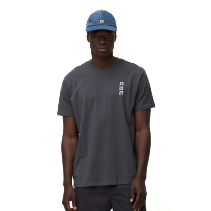 Blue Banana Map Tee Anthracite  - AW26UG011MAPGY01