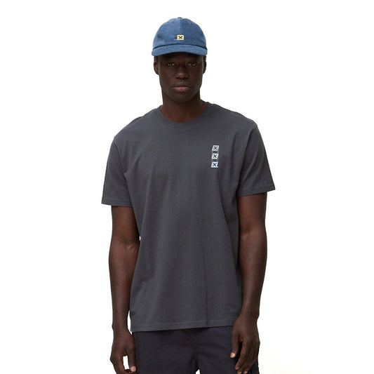 Blue Banana Map Tee Anthracite  - AW26UG011MAPGY01