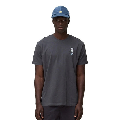 Blue Banana Map Tee Anthracite  - AW26UG011MAPGY01