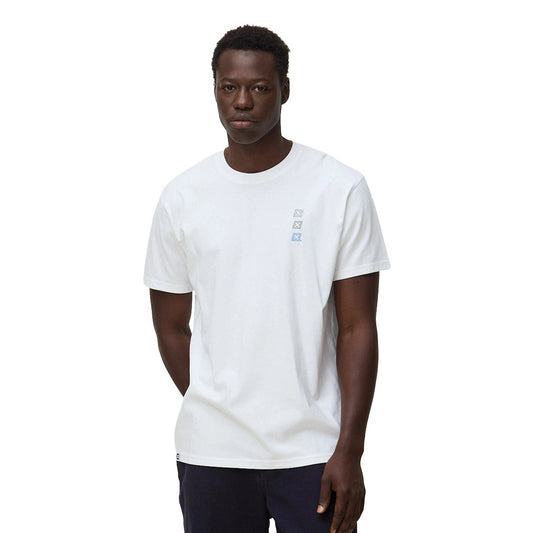 Blue Banana Map Tee White  - AW26UG011MAPWH00