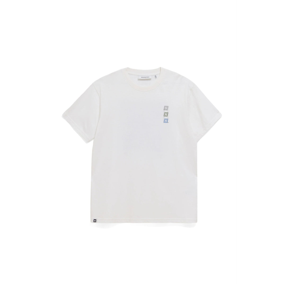 Blue Banana Map Tee White  - AW26UG011MAPWH00