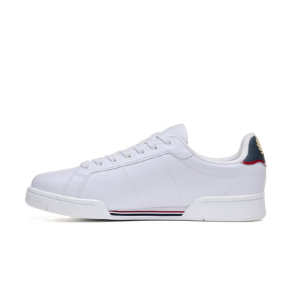 Fred Perry B722 Leather White/Navy  - B6311-567