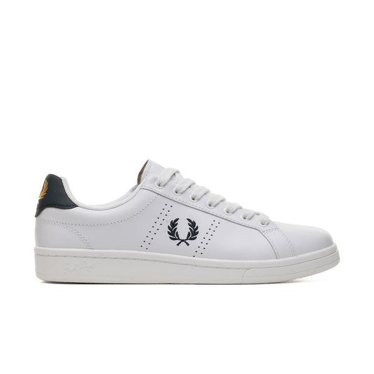 Fred Perry B721 White/Navy  - B6312-567