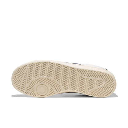 Fred Perry B721 Leather Perf/Branded Snow White/Snow White  - B9304-303