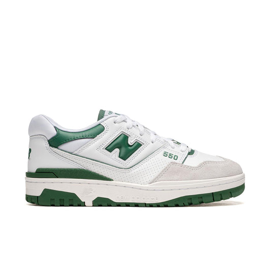 New Balance 550 White/Team Forest Green  - BB550WT1