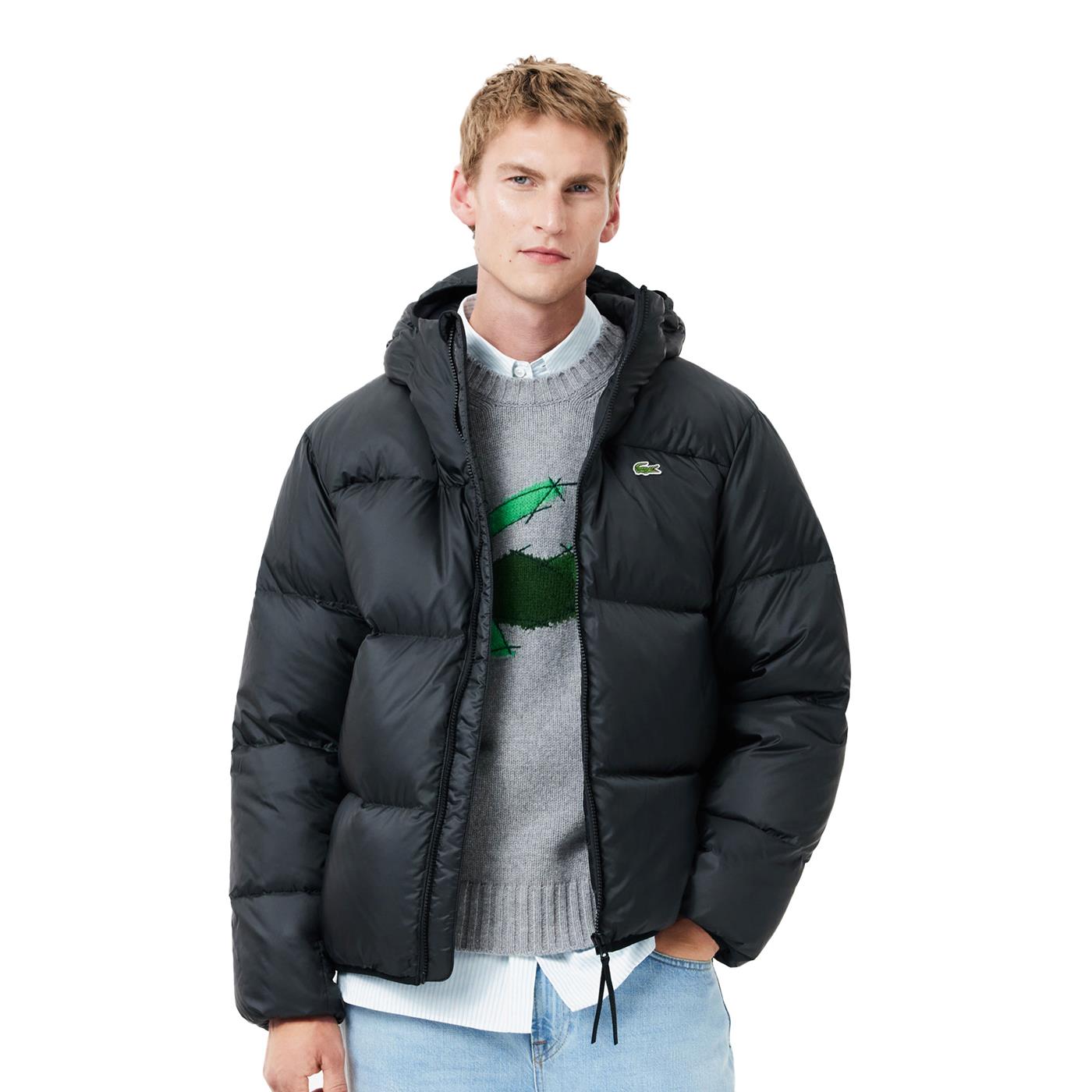 Lacoste Short Water-Repellent Hooded Puffed Jacket  - BH2905-031