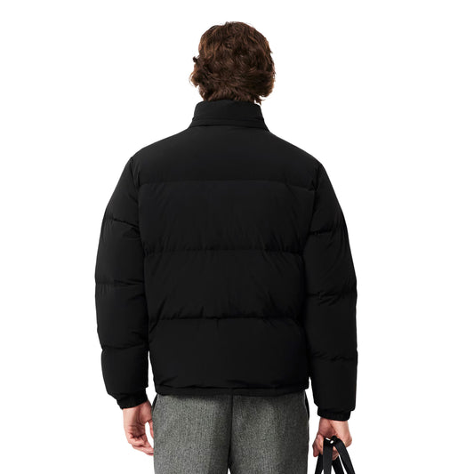 Lacoste Water-Repellent Hooded Down Jacket Black  - BH5154-031