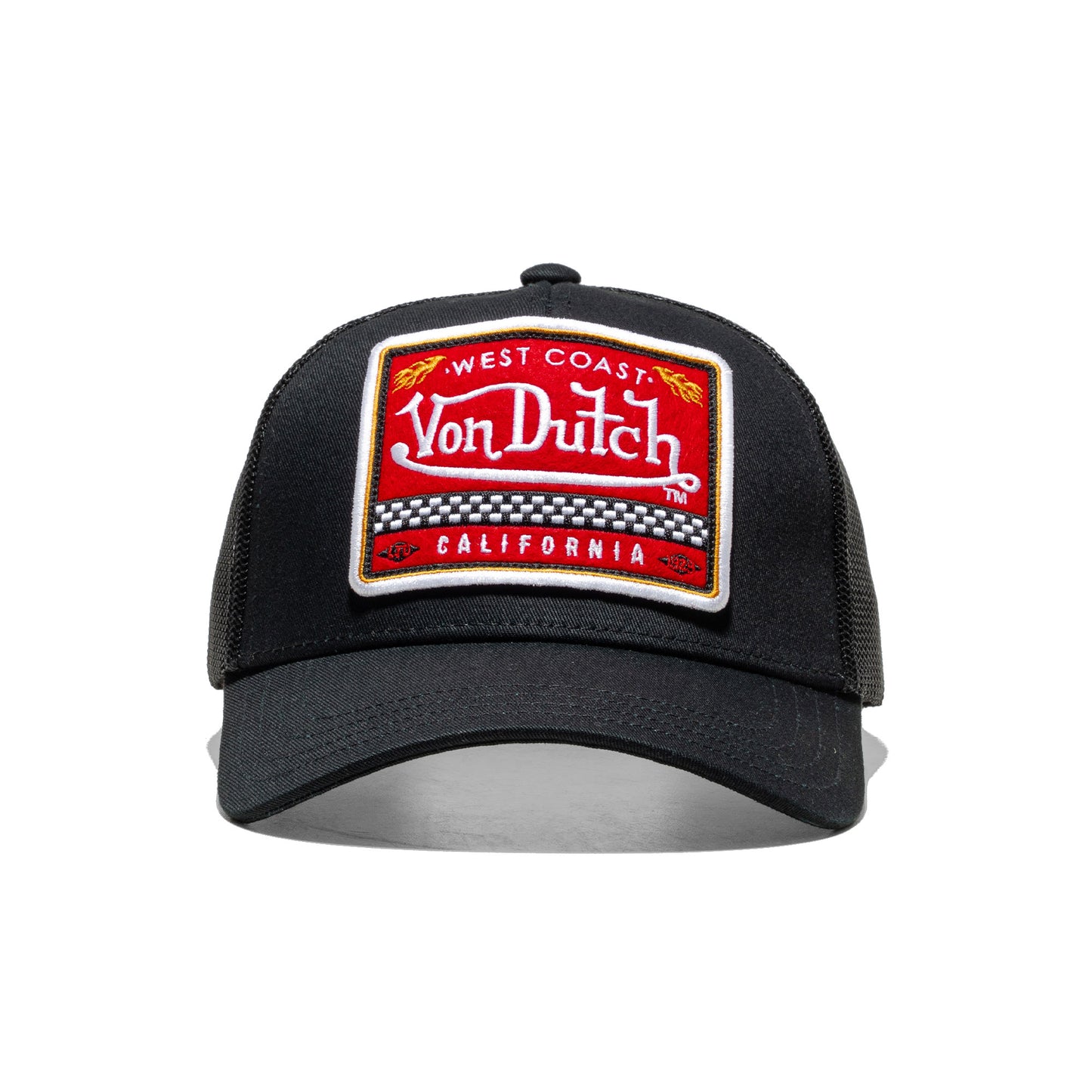 Von Dutch Trucker Cap Black/Red  - BLKA