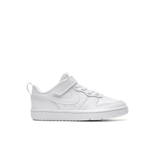 Nike Court Borough Low 2 (PS) White/White-White  - BQ5451-100