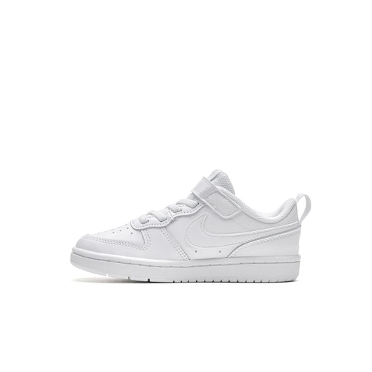 Nike Court Borough Low 2 (PS) White/White-White  - BQ5451-100