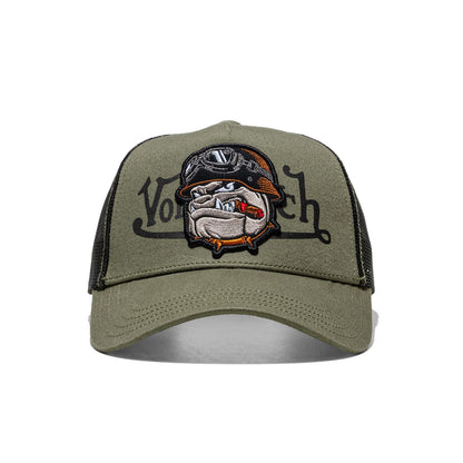 Von Dutch Trucker Cap Army Green  - BULL-K