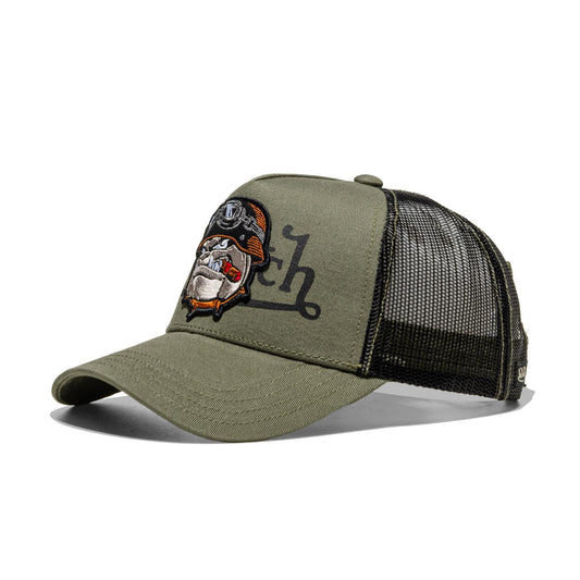 Von Dutch Trucker Cap Army Green  - BULL-K