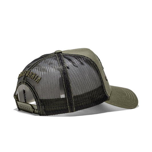 Von Dutch Trucker Cap Army Green  - BULL-K