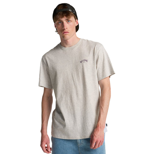 Billabong Arch Wave T-Shirt Grey Heather  - C1SS65BIP2-GRH