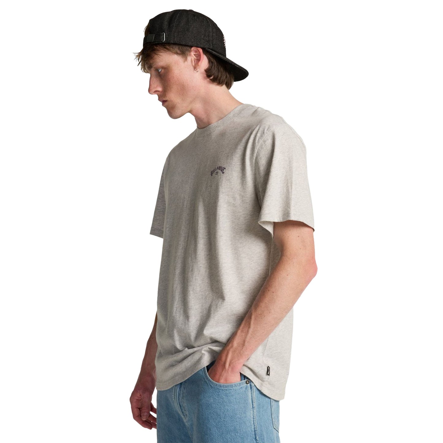 Billabong Arch Wave T-Shirt Grey Heather  - C1SS65BIP2-GRH