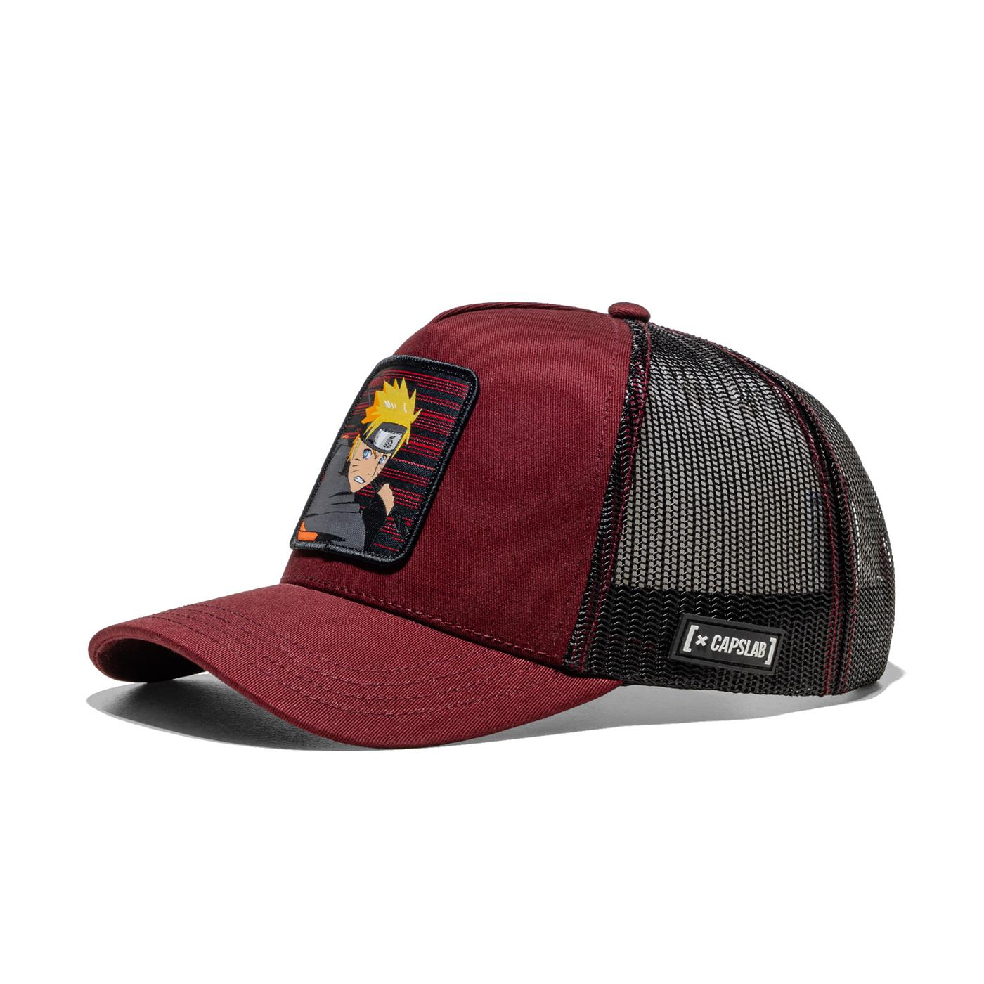 Capslab Naruto Shippuden Naruto Trucker Burgundy  - CAS-NAR2