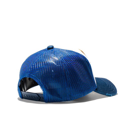 Von Dutch Trucker Cap White/Royal  - CAS1_HIG1