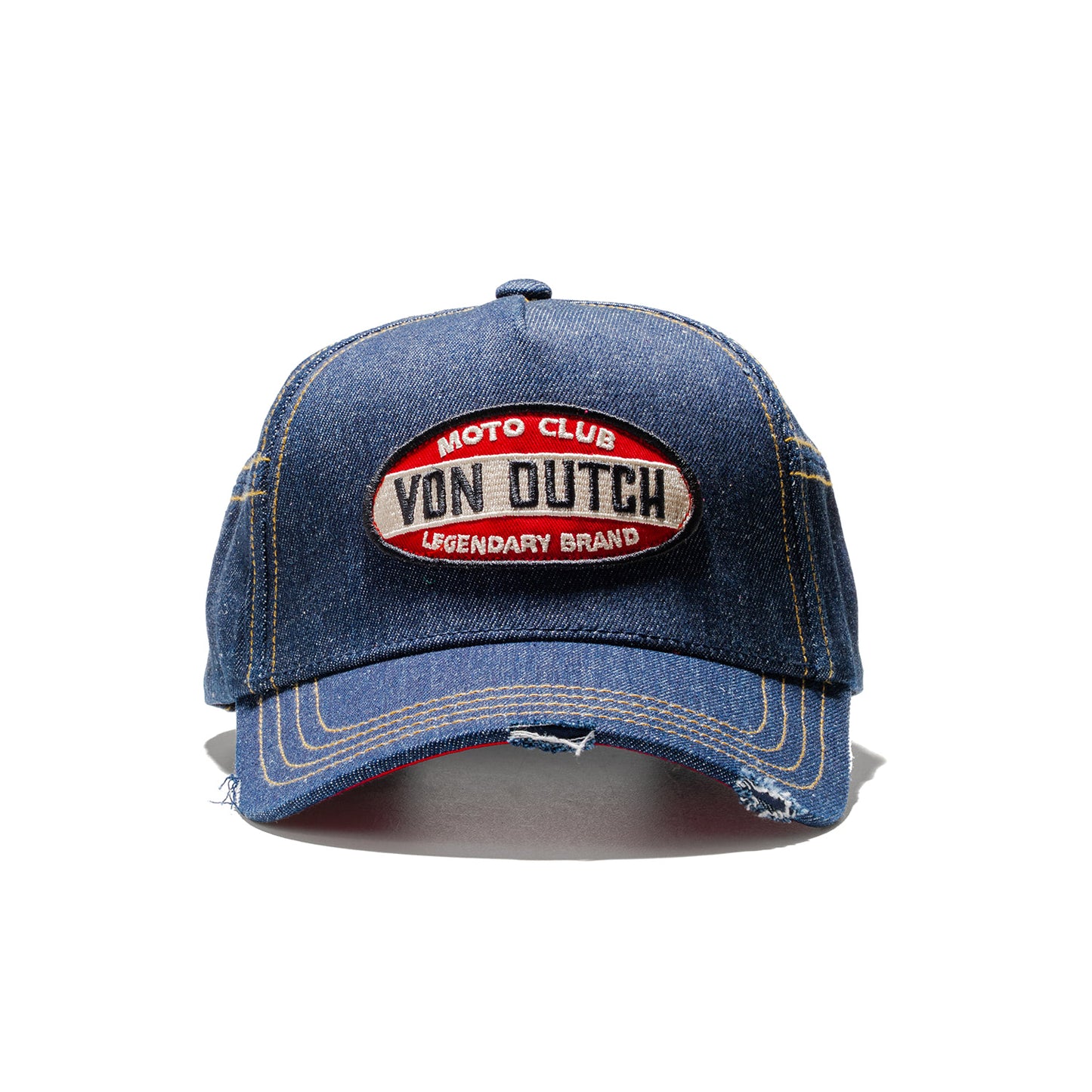 Von Dutch Snapbak Cap Denim Blue  - CAS1_MOTO