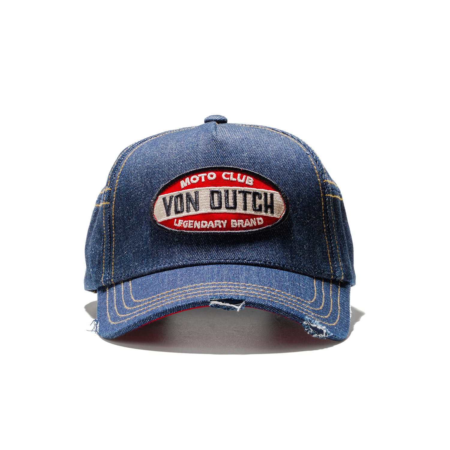Von Dutch Snapbak Cap Denim Blue  - CAS1_MOTO
