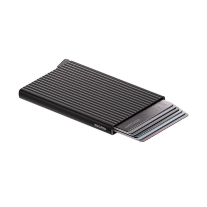 Secrid Premium Cardprotector Fluted Black+  - CFIBLACK