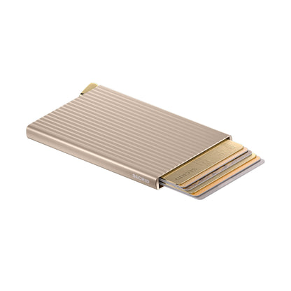 Secrid Premium Cardprotector Fluted Cashmere+  - CFICASHMERE