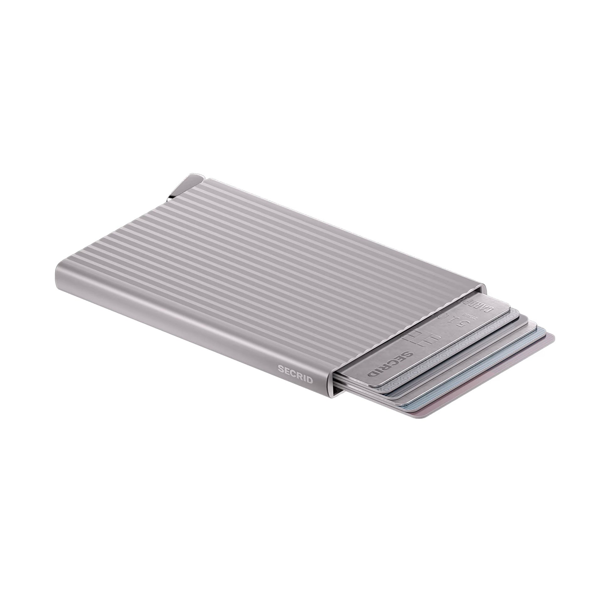 Secrid Premium Cardprotector Fluted Silver+  - CFISILVER