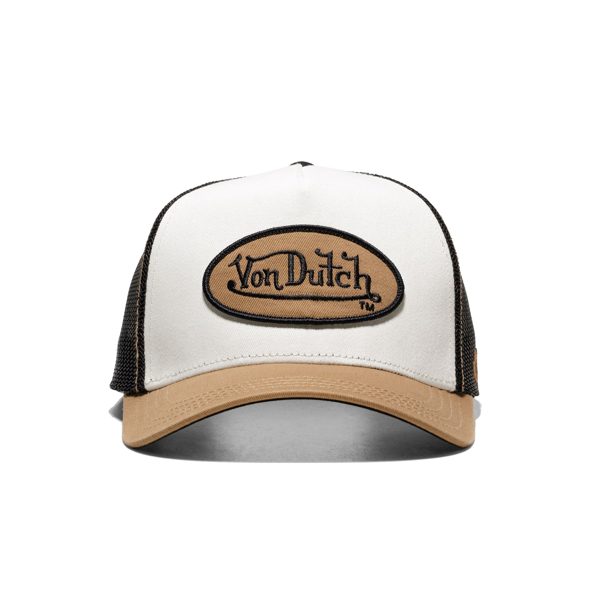Von Dutch Snapback Cap White/Beige/Black  - CLA