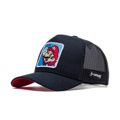 Capslab Super Mario Its Me Cap Black  - CLA2