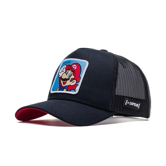 Capslab Super Mario Its Me Cap Black  - CLA2