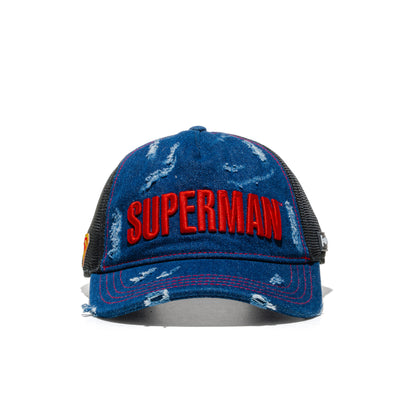 Capslab DC Comics Superman Cap Denim Blue/Black  - CL_DC12_1_PCTBLUEB
