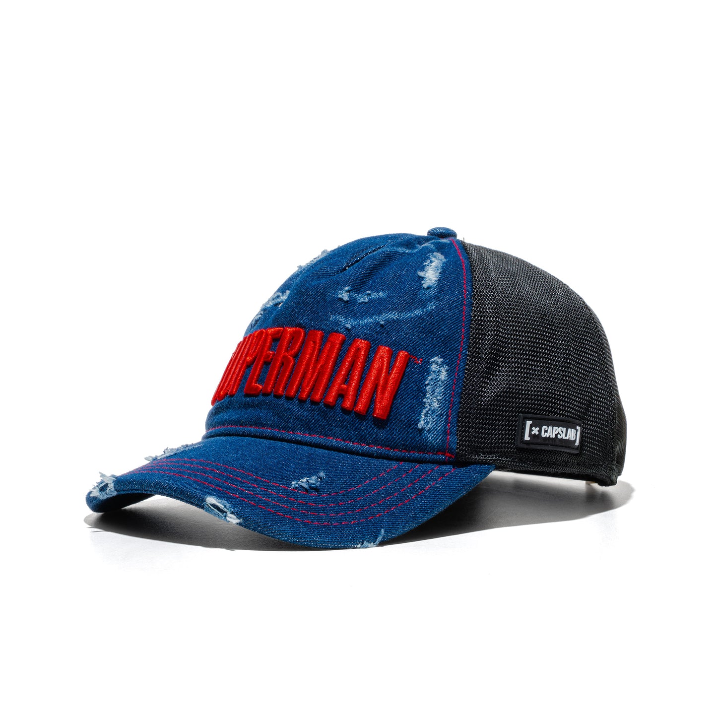 Capslab DC Comics Superman Cap Denim Blue/Black  - CL_DC12_1_PCTBLUEB