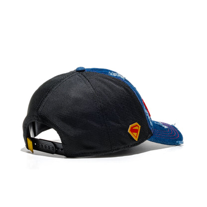 Capslab DC Comics Superman Cap Denim Blue/Black  - CL_DC12_1_PCTBLUEB