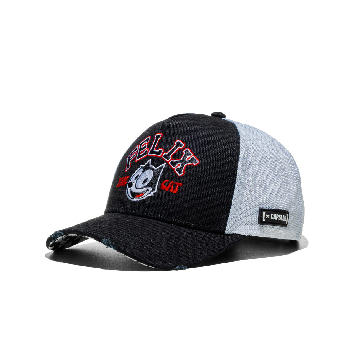Capslab Felix The Cat Trucker Cap Black/White  - CL_FLX1_1_PCT_FEL