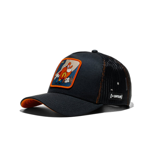 Capslab Looney Tunes Yosemite Sam Trucker Cap Black  - CL_LOO_1_SAM1B