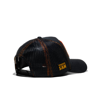 Capslab Looney Tunes Yosemite Sam Trucker Cap Black  - CL_LOO_1_SAM1B
